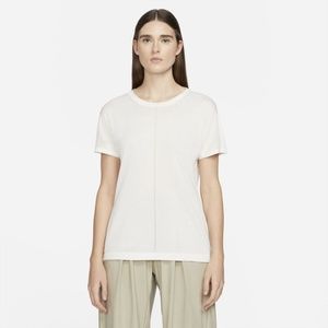 Nike ESC Women's Short-Sleeve Knit Top - White cw3749-100 Italy Made Pullover